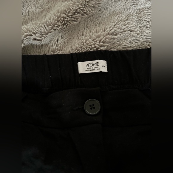 Wide Leg Linen Blend Trousers - Picture 3 of 3